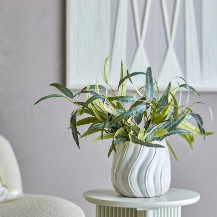 Cache pot chic elegant epure gres Bloomingville Isidora