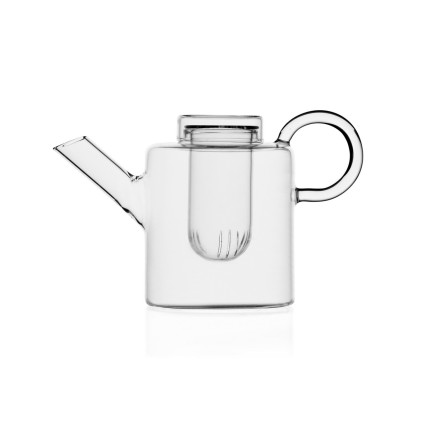 Petite theiere individuelle verre design Ichendorf Piuma