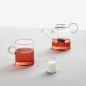 Petite theiere individuelle verre design Ichendorf Piuma