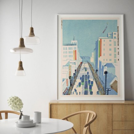 Affiche japonaise urbaine Koizumi Kishio The Dybdahl