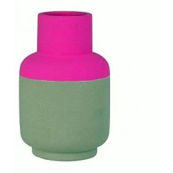 Present time native vase pink fluo