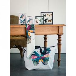 Housse de coussin papillon bonjour mon coussin