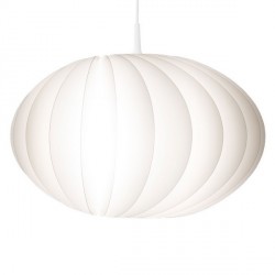 Suspension boule blanche vita disca