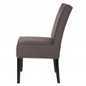 Chaise design tissu gris woood jesse