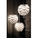 Luminaire suspension design blanche fleur silvia mini vita