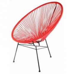 La Chaise Longue Acapulco Lounge Chair red