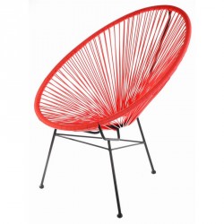 Silla Acapulco rojo