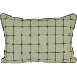 Coussin vert Present Time Tiles