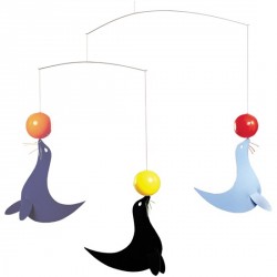 Flensted Babyzimmer hängende mobile Seelöwen