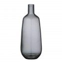 Vase bouteille bloomingville verre gris 31400010