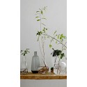 Vase bouteille bloomingville verre gris 31400010