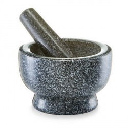 Mortier pilon granit gris anthracite zeller 24501