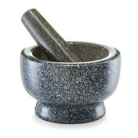 Mortier pilon granit gris anthracite zeller