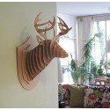 Cardboard Buck der Hirsch trophäe 3D puzzle Crembo 