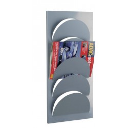 Zeller 10460 Metal Wall Magazine Rack 29 x 62 cm