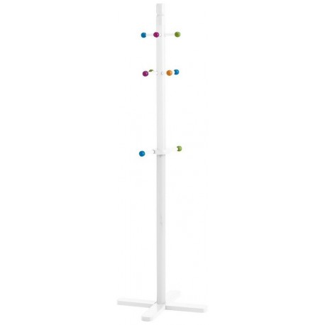 Porte-manteau sur pied enfant bois blanc zeller