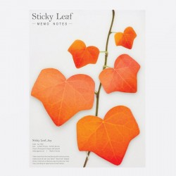 Notes mémo feuilles autocollantes Sticky Leaf Appree lierre automne