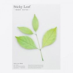 Appree Sticky Leaf Notes Green Birch Large