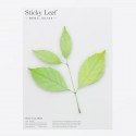 Notes autocollantes mémo originales sticky leaf appree hêtre vert