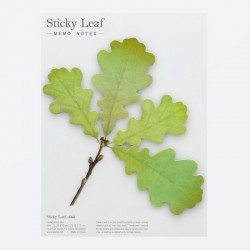 Feuilles d'arbre autocollantes chêne vert Sticky Leaf Appree