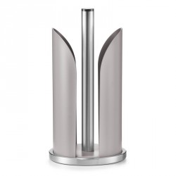 Zeller 27216 porta rotolo da cucina, acciaio inox, tortora opaco