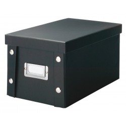 Zeller CD-Aufbewahrungsbox aus schwarzem Karton