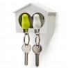 Maison porte-clés oiseau vert qualy duo sparrow key