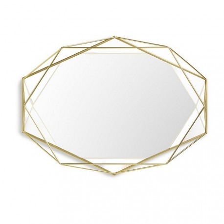 Miroir décoratif laiton Umbra Prisma 