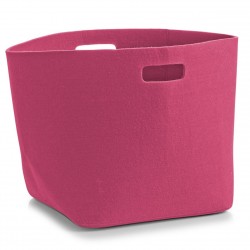 Zeller Filz Design Aufbewahrungskorb Pink