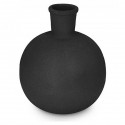 House doctor vase ball aluminium mat noir