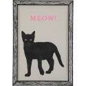 Affiche chat noir Meow The prints by Marke Newton