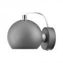 Frandsen Ball applique murale orientable gris mat
