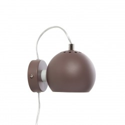 Frandsen Ball Lámpara de Pared ajustable Diseño Moderno Aplique de Pared, metal marrone mate