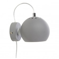 Frandsen Ball Lámpara de Pared ajustable Diseño Moderno Aplique de Pared, metal gris claro mate