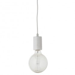 Suspension ampoule marbre blanc Frandsen Bristol