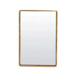 Specchio da parete vintage metallo ottone House Doctor Reflection 30 x 20 x 4 cm