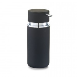 Zeller Ceramic Soap Dispenser, black