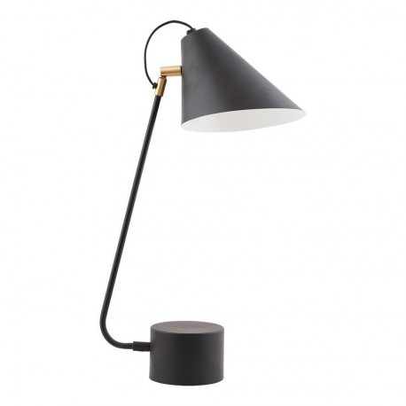 lampe de table retro metal noir house doctor club Cl0802