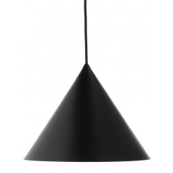 Frandsen Benjamin Cone Modern Hanging Lamp, Cone Pendant lamp, Metal black