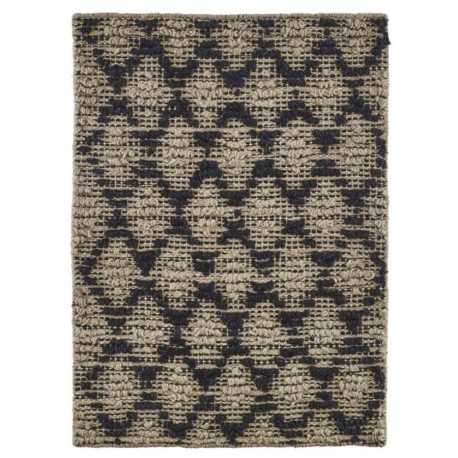 House Doctor Harlequin petit tapis en jute et caoutchouc 50 x 70 cm