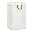 panier a linge coton blanc zeller 14255