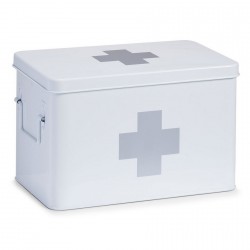 Zeller Medizinbox aus Weißmetall