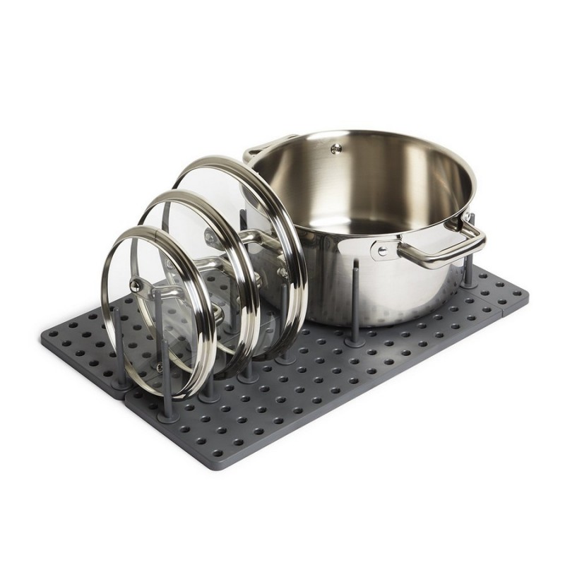 YYIXING®SEPARATEUR Porte-casseroles,Convien pour Couvercle  Poêles,Organiseur Casseroles,Brun - Cdiscount Maison