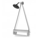 etagere de douche suspendue grise design umbra flex single 023475-918