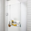 Etagère de douche suspendue grise design Umbra Flex Single