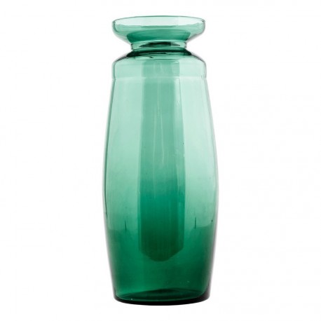 Vase en verre vert House Doctor All