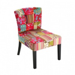 Fauteuil sans accoudoirs Patchwork fleuri Versa