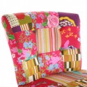 fauteuil sans accoudoirs patchwork fleuri versa