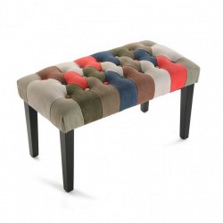 banc de lit multicolore canvas versa