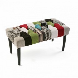 banquette de lit deco patchwork versa